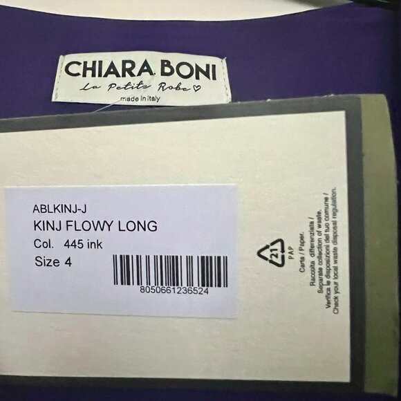 Chiara Boni La Petite Robe  Kinj Twisted V-Neck Gown - Picture 6 of 6